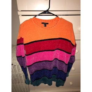 Rainbow Sweater Top - M